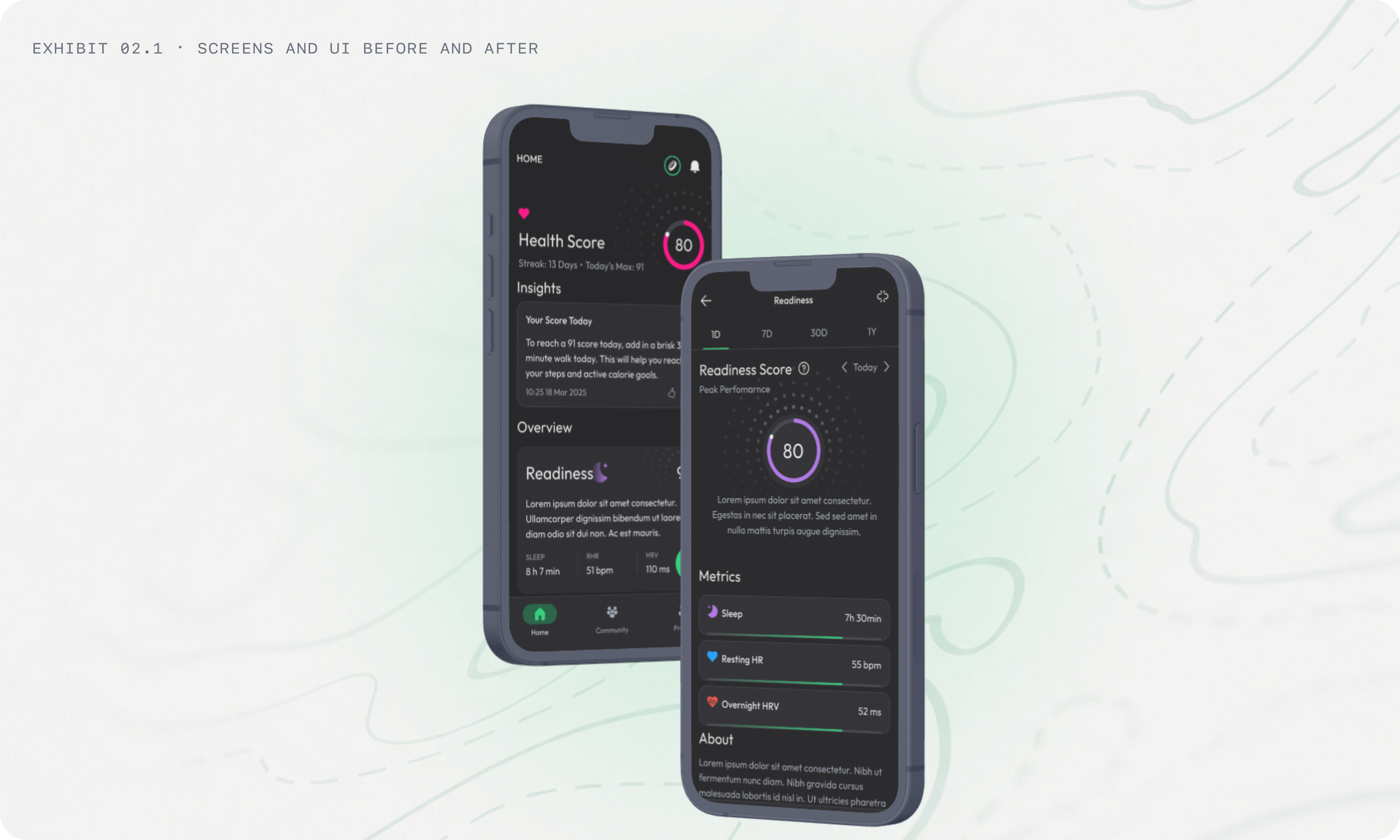 Exhibit 02.1 - Screens and UI, After