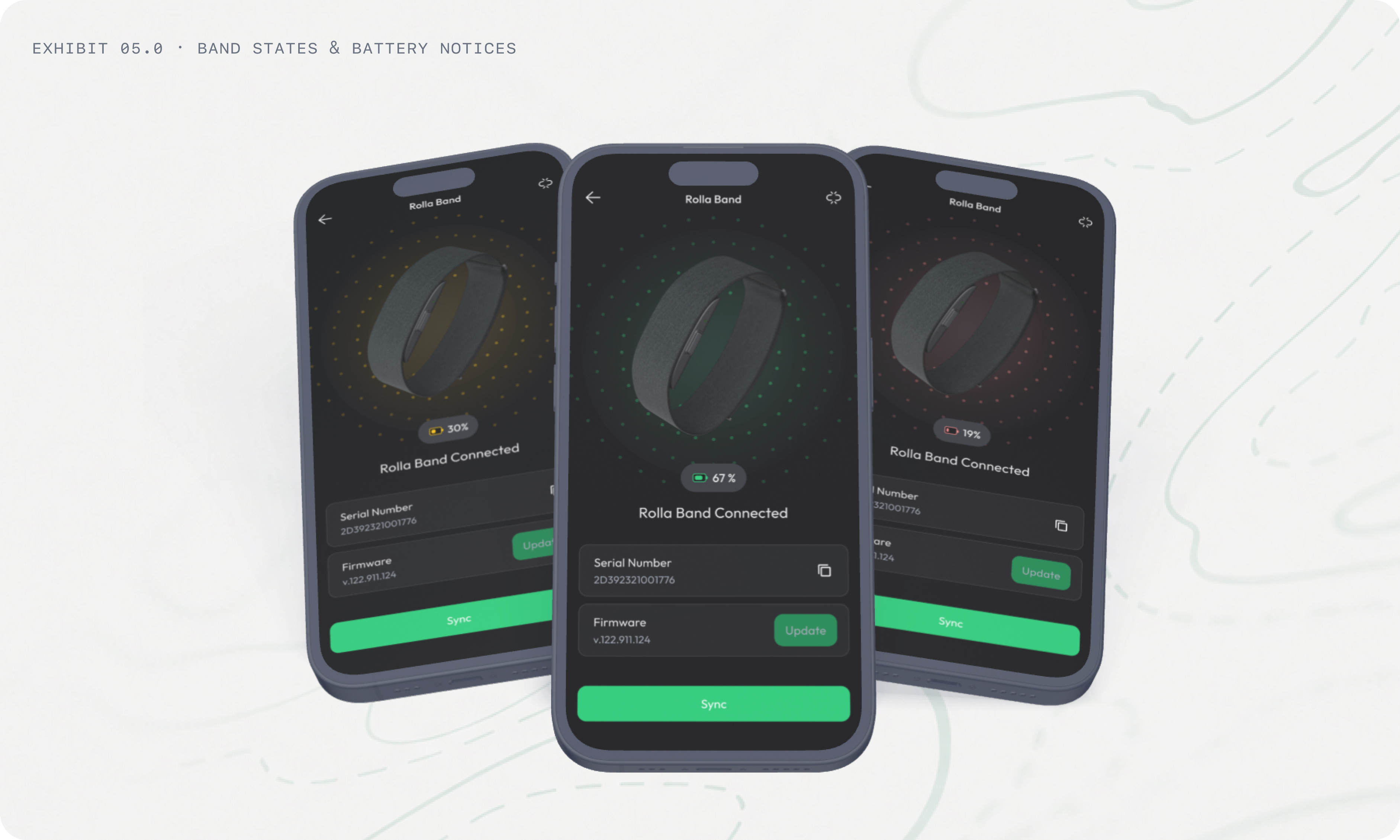 Exhibit 05.0 — Band States & Battery Notices